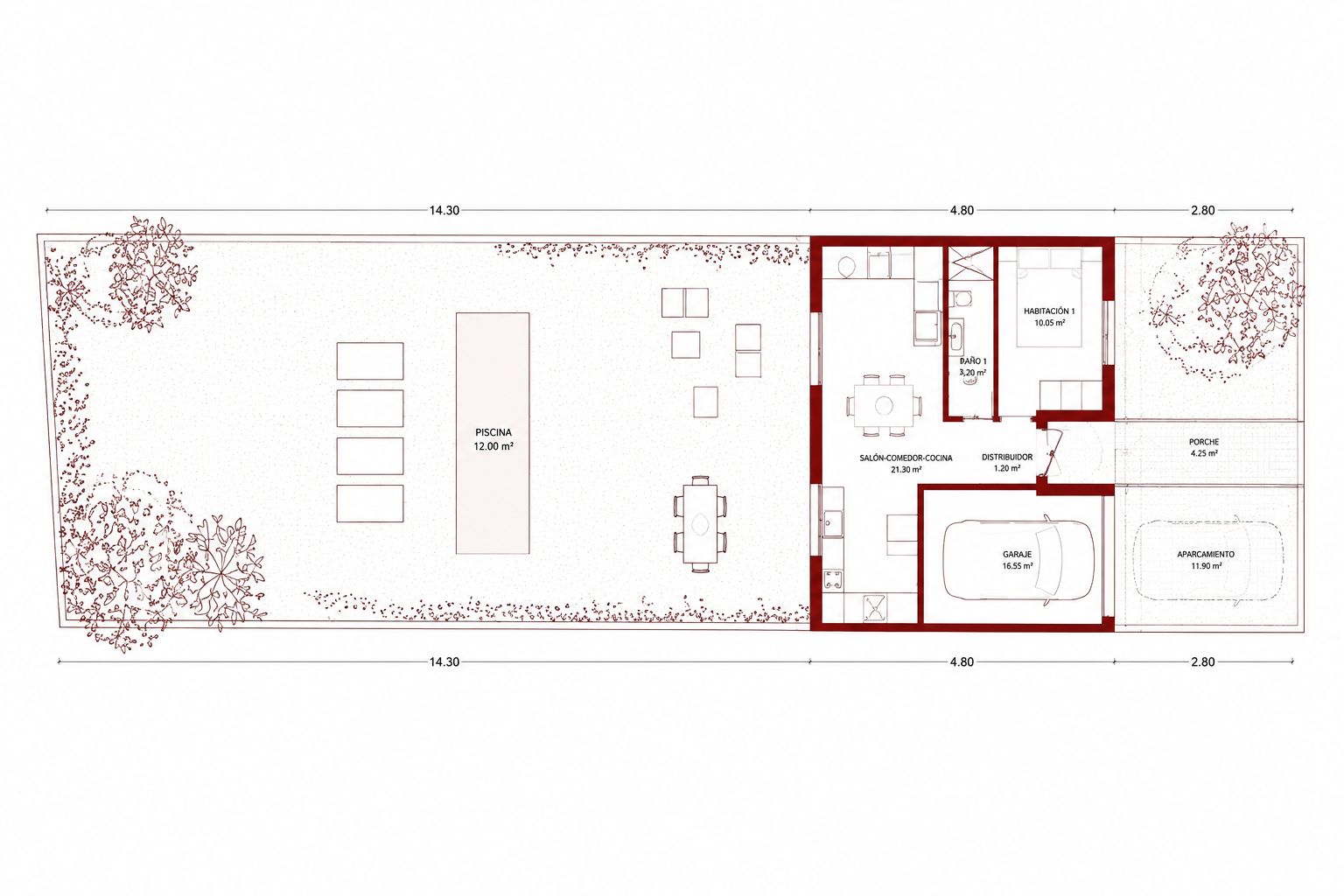 Planta baja — Residencial Essència Moja